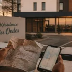 Hotel ondes 31 à Saint-Lys : Résidence des Ondes, parking et accès