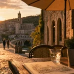 Les plus beaux villages de laude : Lagrasse, abbaye et pont sur l’Orbieu