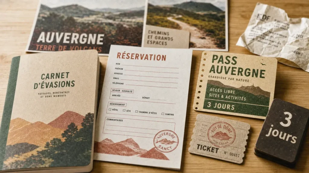 pass auvergne tourisme : options 3 jours, 1 mois ou année civile
