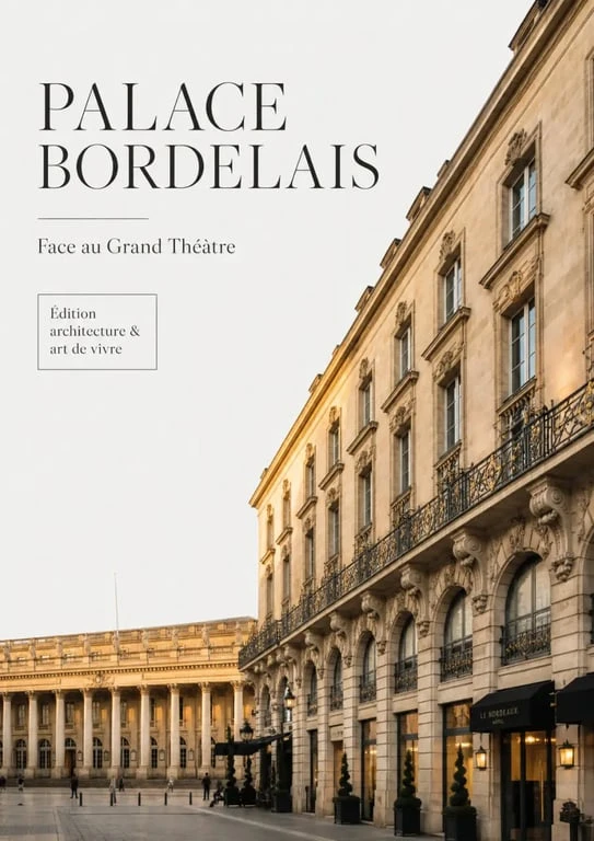 hotel luxe bordeaux face au Grand Théâtre, palace historique illuminé