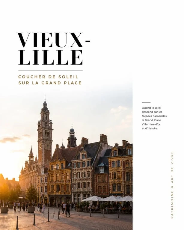 Que faire a Lille et ses alentours : panorama du Vieux-Lille et de la Grand Place
