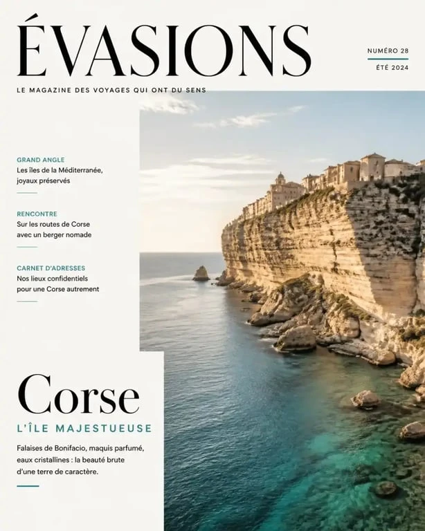 Paysage des falaises de Bonifacio pour un blog vacances en corse