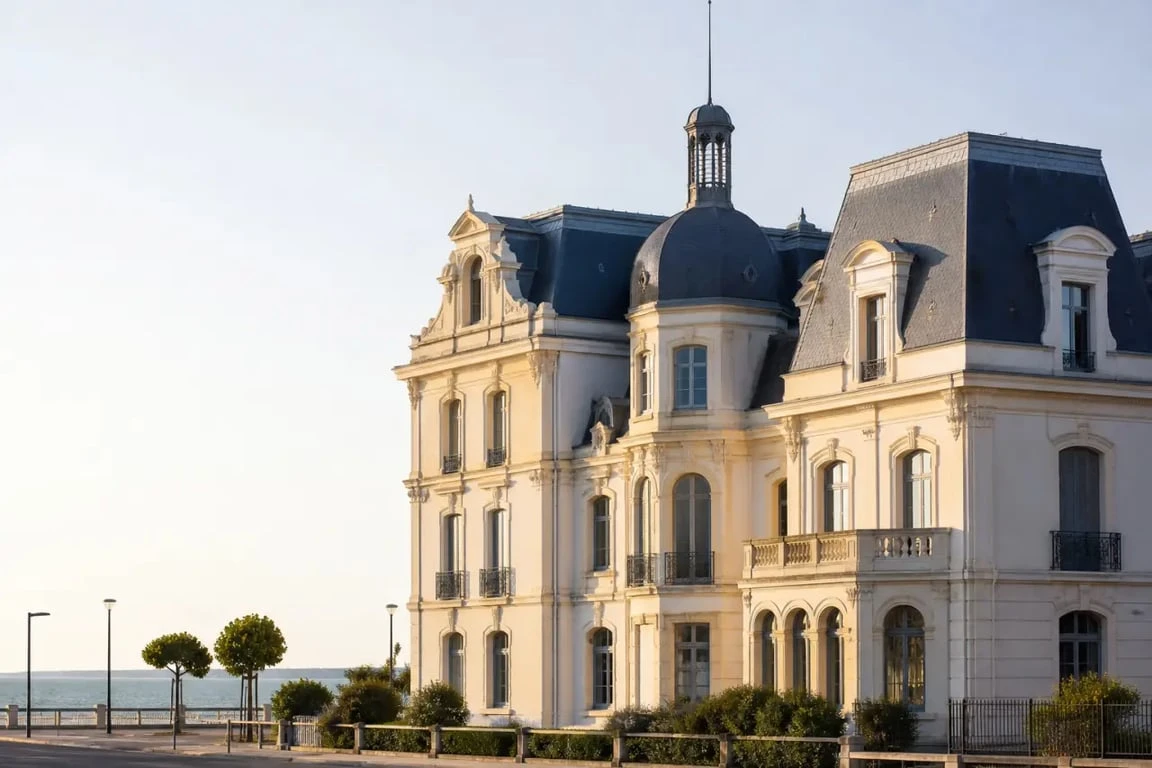 Château à visiter Arcachon : le Château Deganne près du front de mer