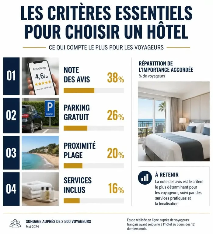 Critères de choix pour un hôtel sur la Côte d'Opale