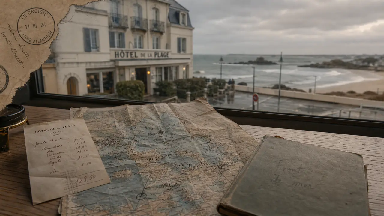 Hotel bord de mer en bretagne : vue mer depuis l’hôtel, front de mer à pied