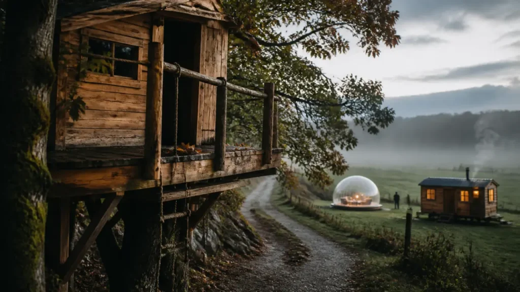 Cabane, bulle ou tiny house : choisir le bon logement insolite en France selon l’expérience voulue