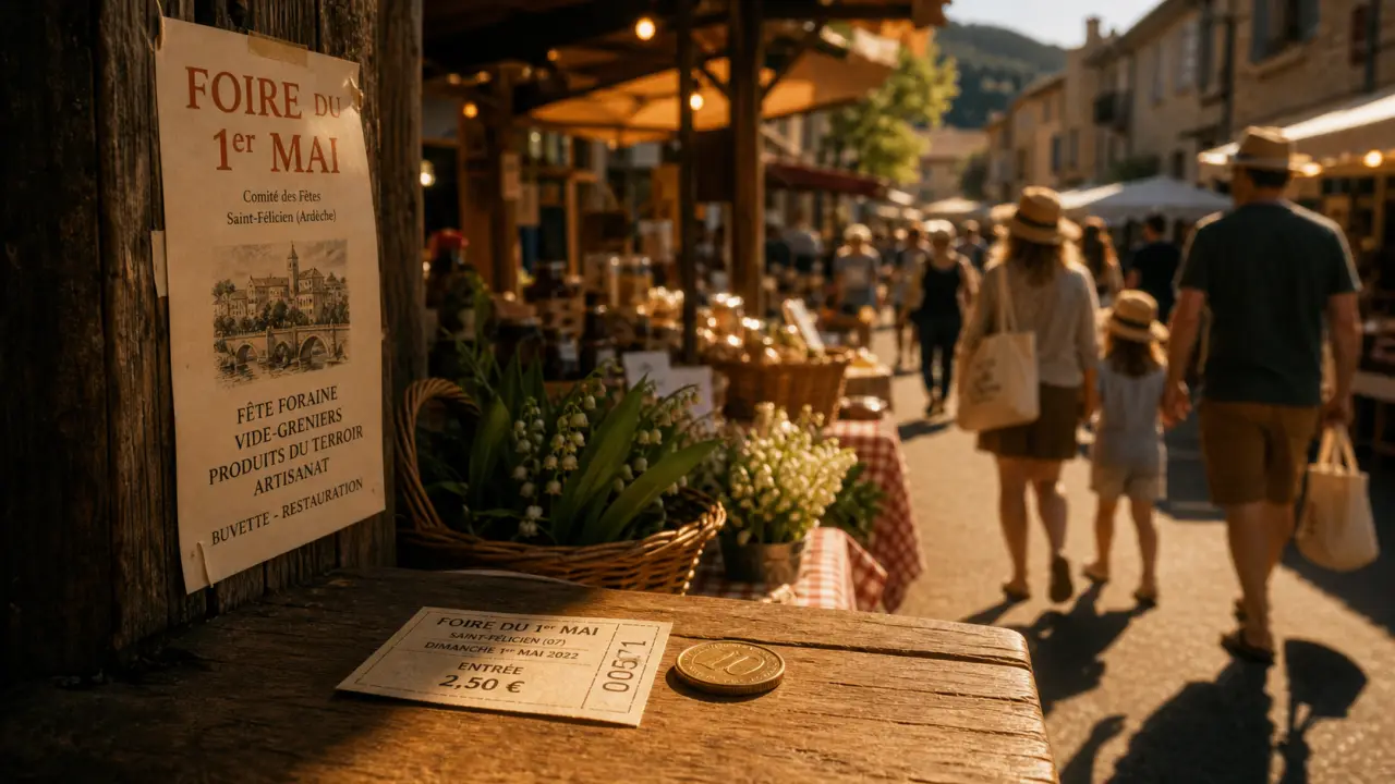 Foire du 1er mai en Drôme Ardèche : que faire le 1er mai Drôme Ardèche