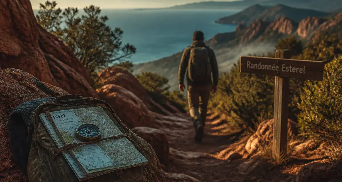 Randonnée insolite côte d azur : sentier Esterel et maquis au lever du jour