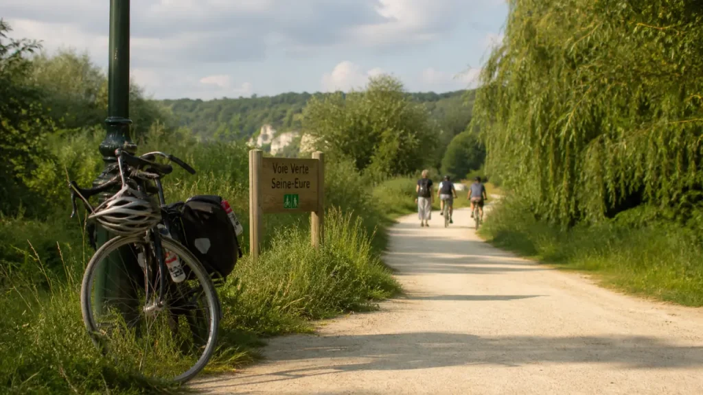 Voie Verte Seine-Eure : 30 km sans voitures entre Pinterville et Pont-de-l’Arche