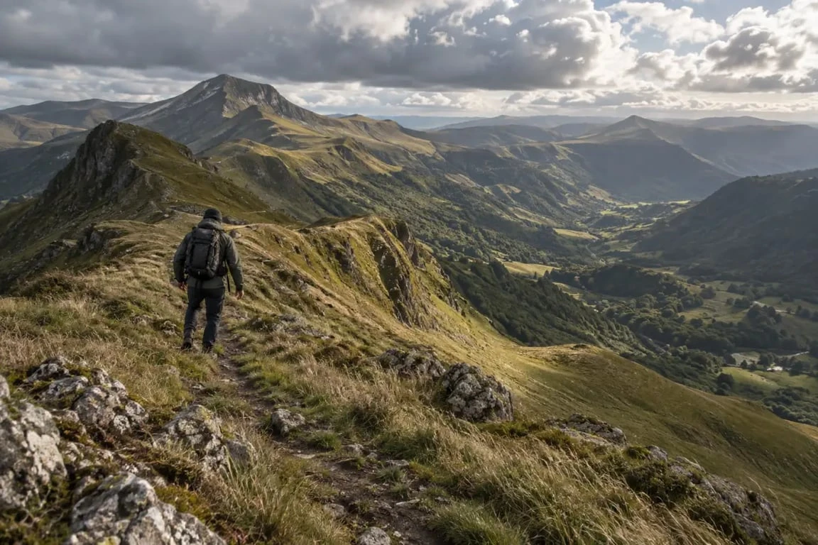 Tour des volcans d’Auvergne 4 jours sur les crêtes du Cantal autour du Puy Mary