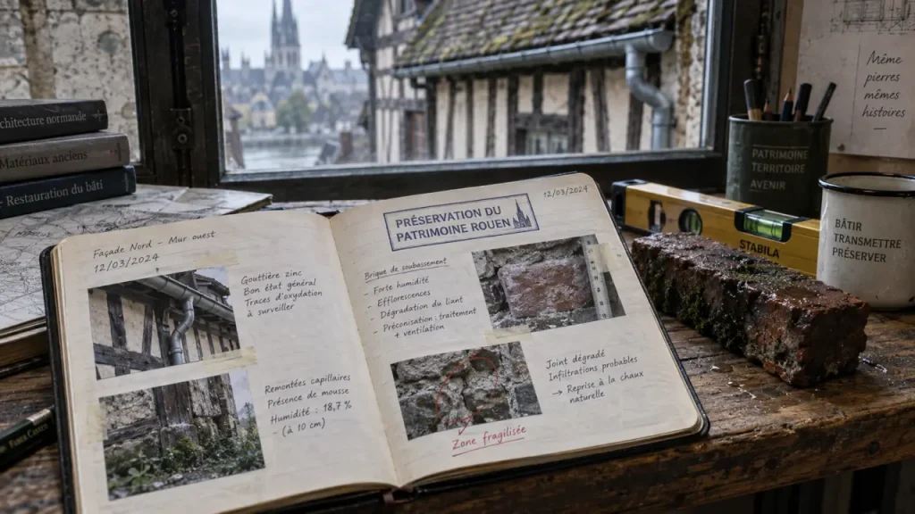 Préservation du patrimoine à Rouen : deux projets, deux interlocuteurs