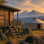 Séjour en hébergement insolite auvergne : cabane sur pilotis en Auvergne