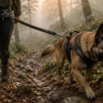 Cani randonnée en montée : le chien en traction sur sentier