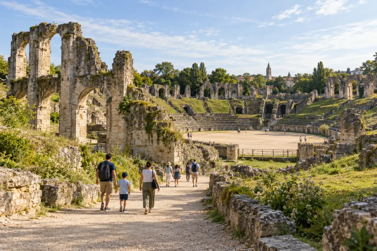 Activité Saintes : visite de l’amphithéâtre gallo-romain