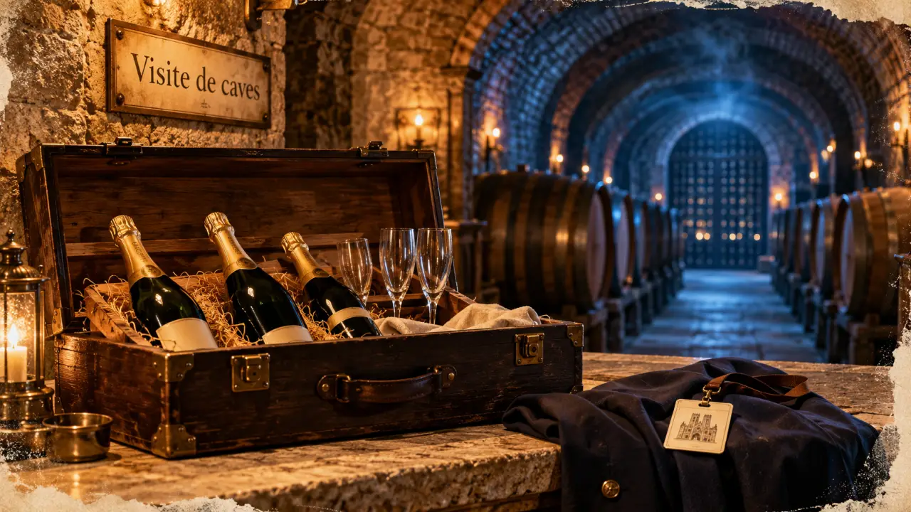 Idées de sorties à reims : entrée de cave et dégustation de champagne