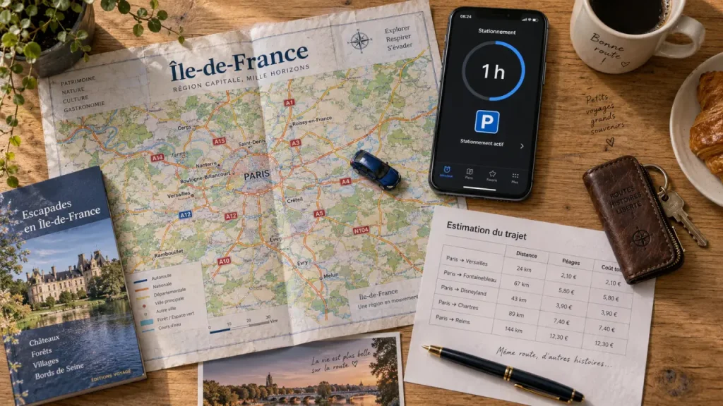 Villes à 1 h de Paris en voiture : les destinations réalistes selon votre projet
